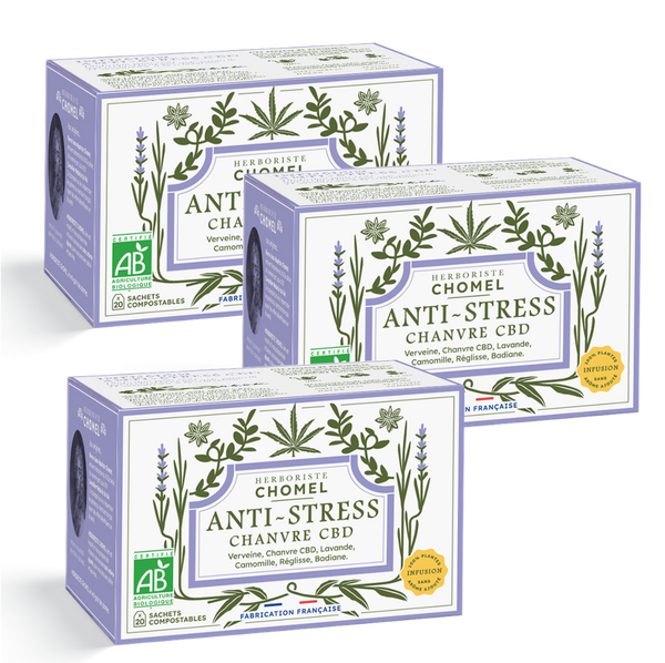 Infusion Anti-Stress 60 infusettes + livraison offerte