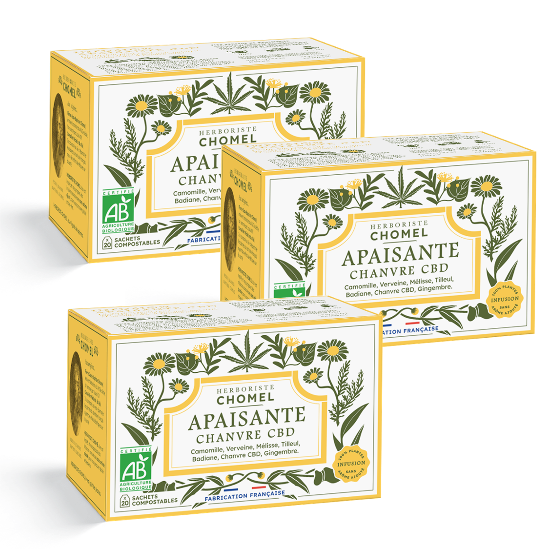 Infusion Apaisante 60 infusettes + livraison offerte